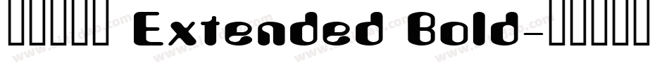ヒカリ角ゴ Extended Bold字体转换